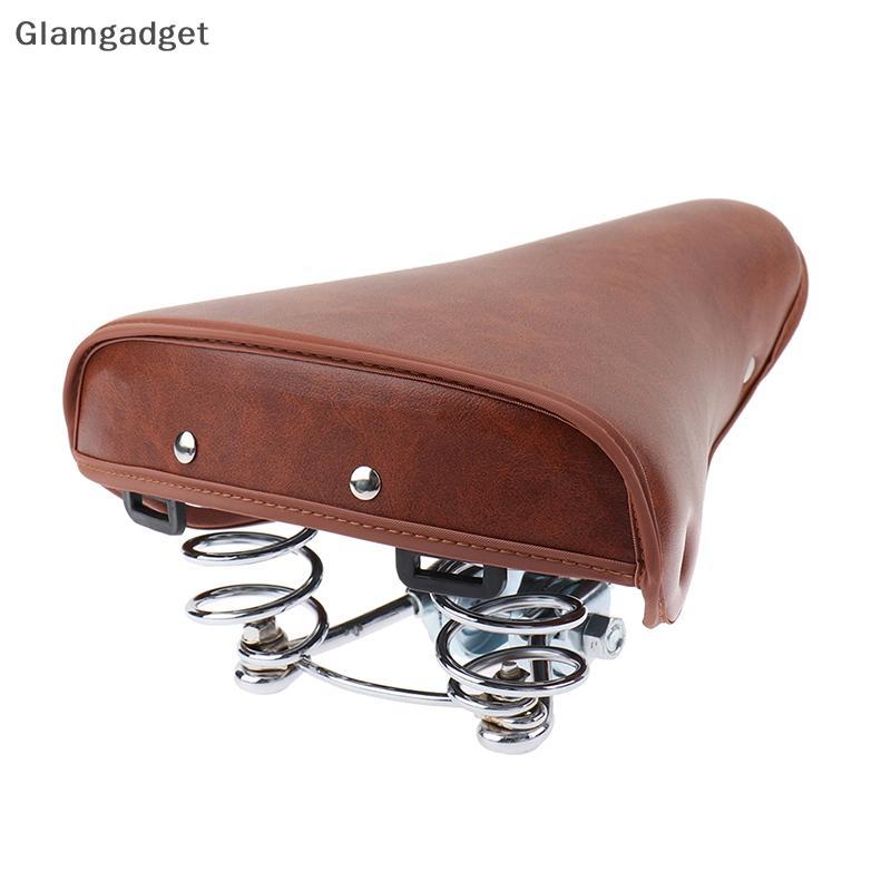 [Glg] Vintage Retro Bike Cycle PU Leather Saddle Seat Spring Comfort Seat [VN]