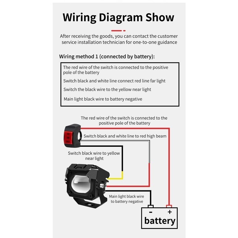 ไฟสปอร์ตไลท์ led Car สปอร์ตไลท์ มอเตอร์ไซค์สปอร์ตไลท์ไฟledติดรถยนต์ ไฟสปอร์ตไลท์มอเตอร์ไซค์ ไฟหน้ารถยนต์ LED - รูปที่ 4
