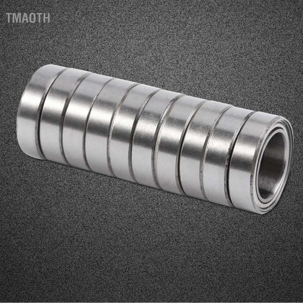 Tmaoth Tmaoth 6700ZZ Double SHIELDED บางส่วน Wall Ball Bearings 10x15 4 มม.ขนาดเล็กชุดสำหรับโครงการต