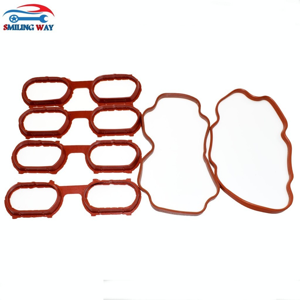 SMILING WAY # ไอดีเครื่องยนต์ Manifold ฝาครอบปะเก็นซีลสําหรับ BMW 530i 540i 740iL 840Ci X5 Z8 OE # 1