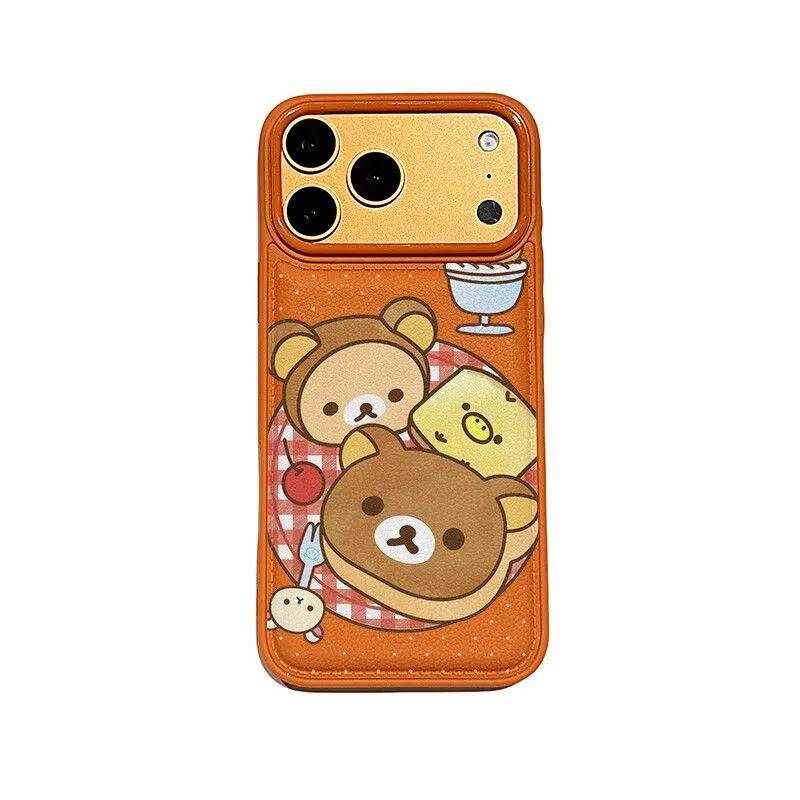เคสโทรศัพท์มูลค่าสูงป้องกันลายนิ้วมือขนมสร้างสรรค์ Rilakkumaป้องกันเหมาะสําหรับiPhone 17PRO 17 16PRO