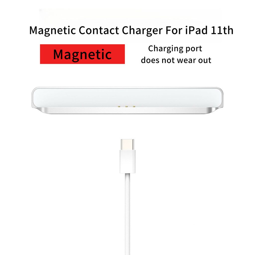 เครื่องชาร์จแม่เหล็ก Contact Magnetic Wireless Charger 18W สําหรับ iPad 11th Gen (A16)