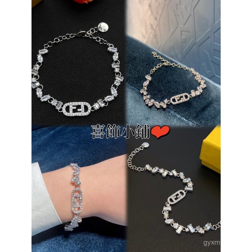 สร้อยคอมากี้และสร้อยข้อมือเพชรเต็มสำหรับผู้หญิง แบบคอสั้น BCJ8