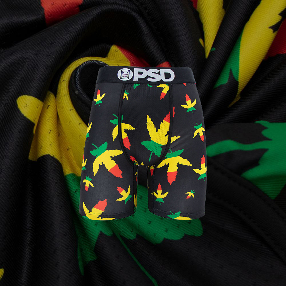 P PSD Full Diskผู้ชายอินเทรนด์สบาย Shark Mouth พิมพ์กางเกงบ็อกเซอร์ขยายกางเกงบ็อกเซอร์