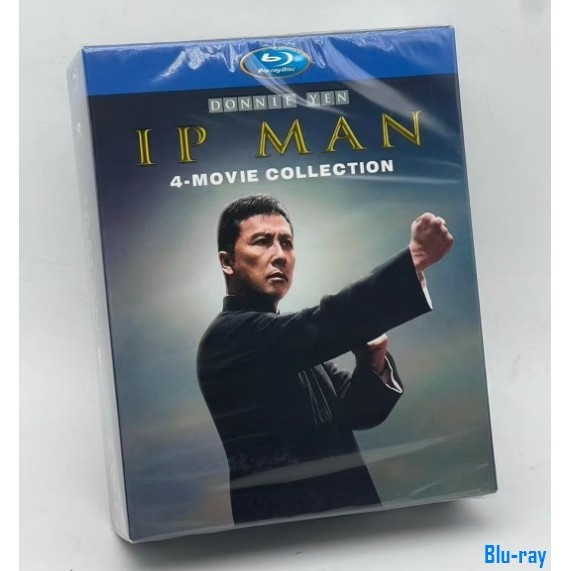 [BRAND NEW SEALED] Chinese Movie Ip Man 4 Movie Collection Box Set 4-Disc Blu-ray Boxed