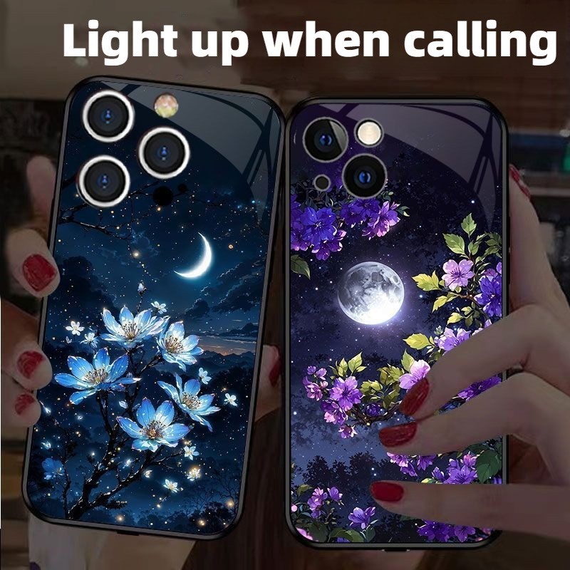 Xiaomi POCO F7 X7 C85 C75 C65 M6 F6 X5 F5 M5S F4 X4 M4 GT Pro 4G 5G อินเทรนด์ Glow-in-the-Dark Flora