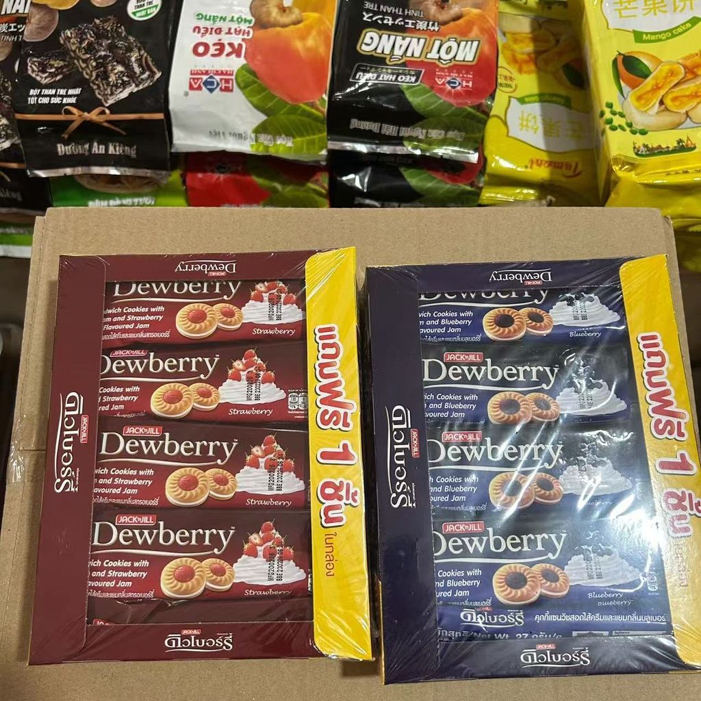 Dewberry Dewberry Specialty Cookie Biscuit Sandwich Thailand Ruili One Box Cream Strawberry 351