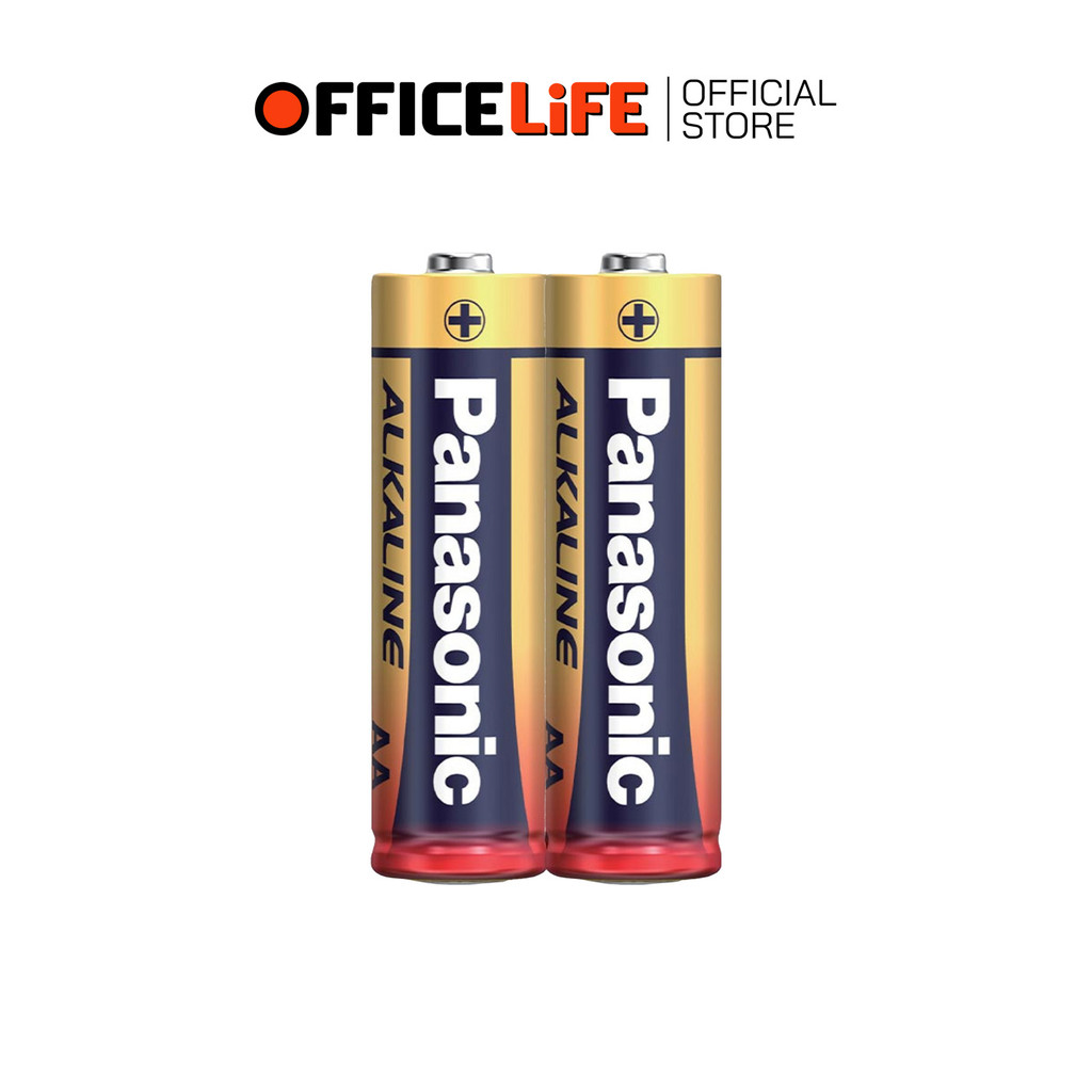 [มี สคบ. ของแท้] Panasonic (พานาโซนิค) ถ่าน อัลคาไลน์ AA AAA C D 9V (Alkaline) ของแท้ 100% ( แพ็ค ) - 1