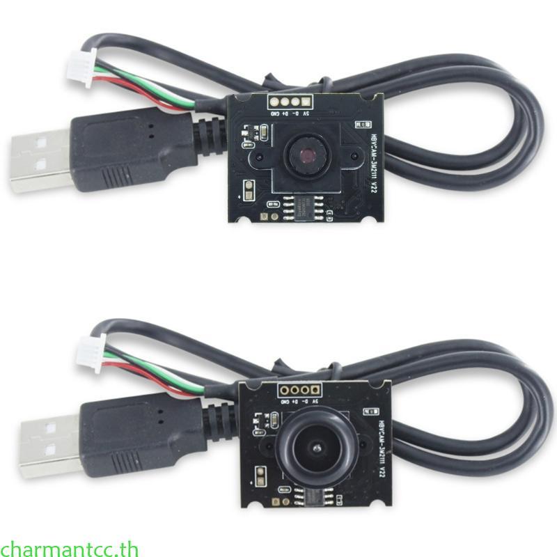 Charmantcc OV3660 กล้องโมดูล 3MP 1080P สําหรับ WinXP 7 8 10 Linux Android