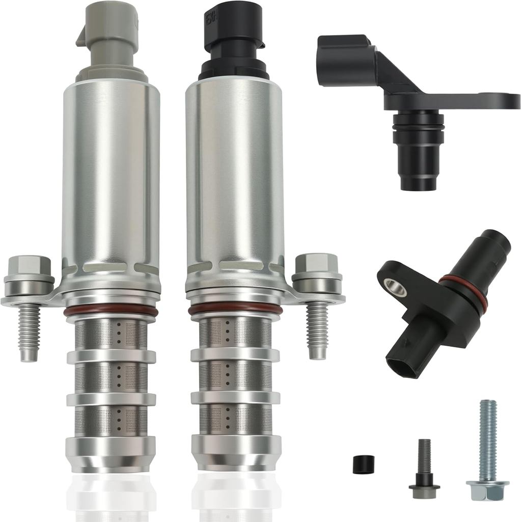 Intake+Exhaust Camshaft Position Actuator VVT Solenoid+Camshaft Sensor kit, Chevy, สําหรับ Buick, สํ