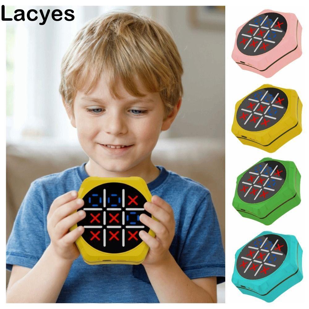 LACYES Montessori Puzzle Table Game, Memory Training 5-in-1 TIC-TAC-TOE Game, Chess Game Educational
