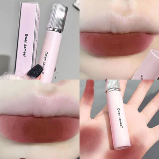 Owen James ลิปสติก เนื้อแมตต์กํามะหยี่ สีชมพู