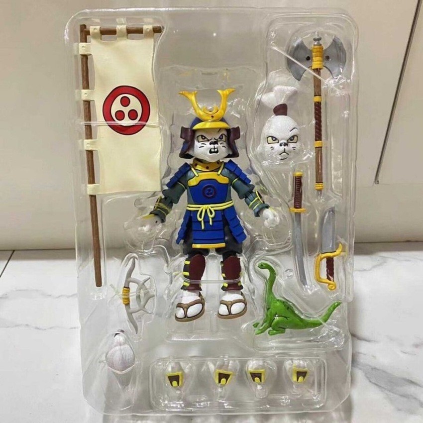 NECA 543446 เต่านินจาวัยรุ่น Miyamoto Usagi Usagi Usagi 7 นิ้วรูปตุ๊กตาสะสม