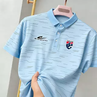 เสื้อเชิ้ตคอปกสีดำและเสื้อโปโลทีมชาติ เนื้อผ้าใส่สบาย แห้งไว ระบายอากาศดี เหมาะสำหรับใส่ในชีวิตประจำวัน