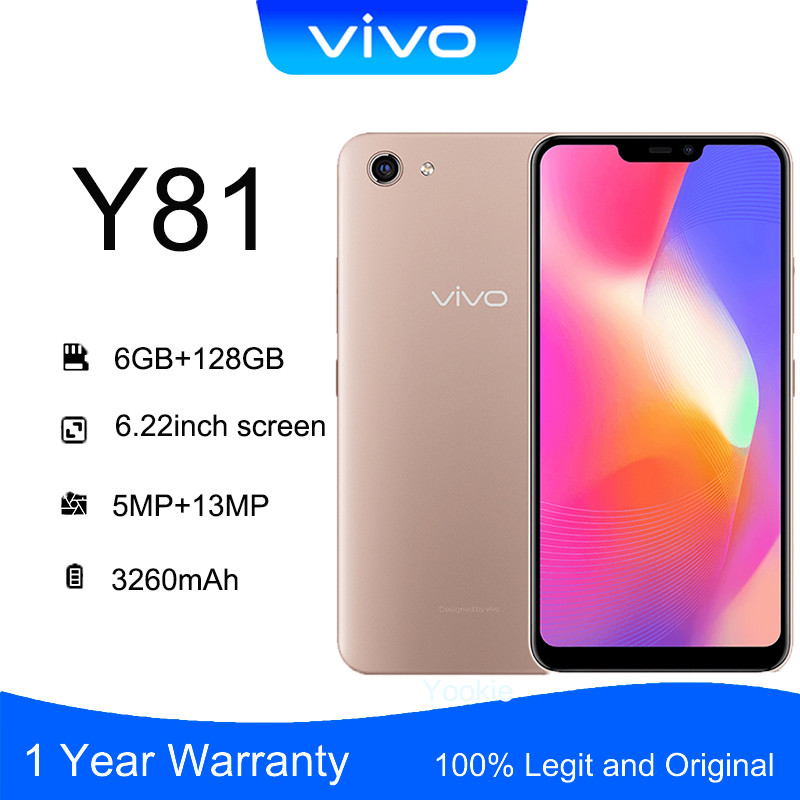 ขายโทรศัพท์มือถือ Vivo Y81 original 6GB RAM+128GB ROM สมาร์ทโฟน Android สมาร์ทโฟนมือสอง