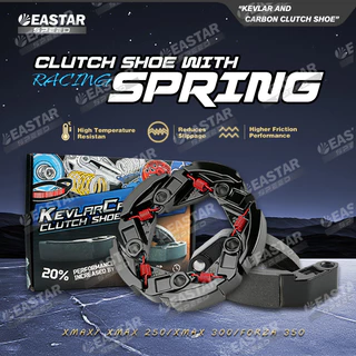 คลัตช์คาร์บอนผสมเส้นใยทองแดง XMAX (B74) 5 ชิ้น XMAX 250/XMAX 300/FORZA 350 คาร์บอน Kevlar