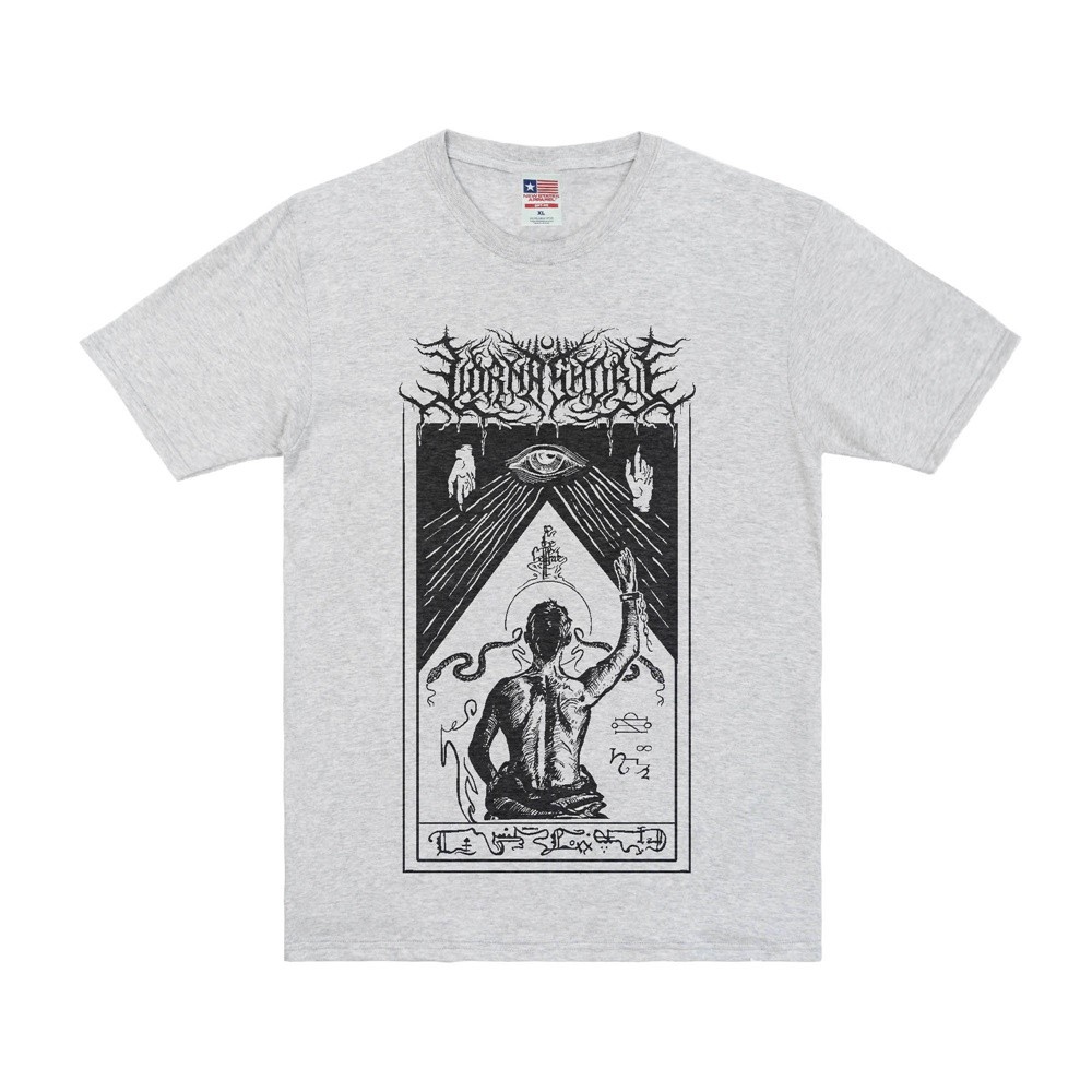 จัดส่งภายใน 24 ชั่วโมง เสื้อยืดคอกลมเสื้อยืด พิมพ์ลาย Lorna Shore Band The hell Fire Of Abyss Mercha
