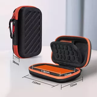 SSD สําหรับ SanDisk Extreme Pro/SanDisk Extreme แบบพกพาภายนอก SSD 500GB 1TB 2TB 4TB, Travel Hard Case ฝาครอบป้องกันกระเป๋าเก็บ (ไม่รวม SSD)