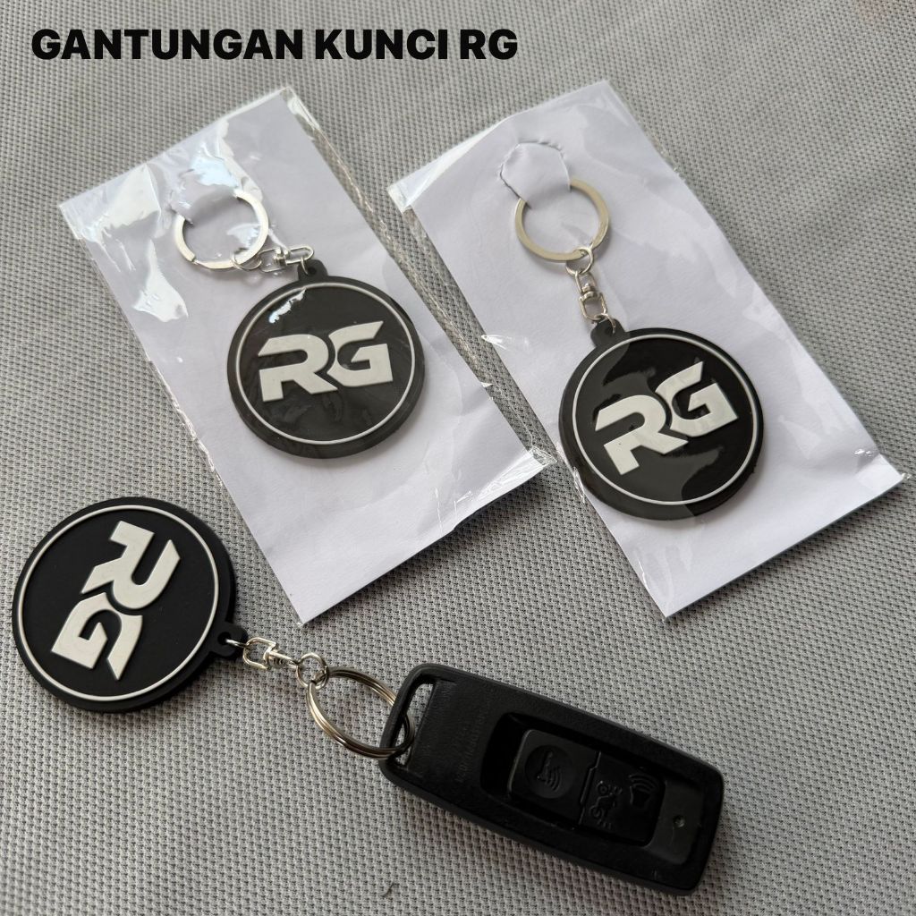 GANTUNGAN RG ที่แขวนโลโก้ พวงกุญแจโลโก้ RG LMV_RACING