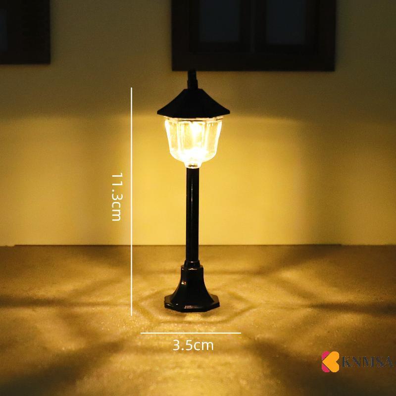 KNMSA] 1 ชิ้น Fandoor Miniatures ไฟเครื่องประดับ Mini Christmas Garden Street ไฟตกแต่งบ้านเดิม Sckn 