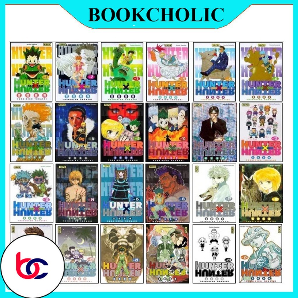 Hunter X Hunter หนังสือซีรีส์ 38 เล่ม โดย Yoshihiro Togashi (ภาษาอังกฤษ) - Bookcholic