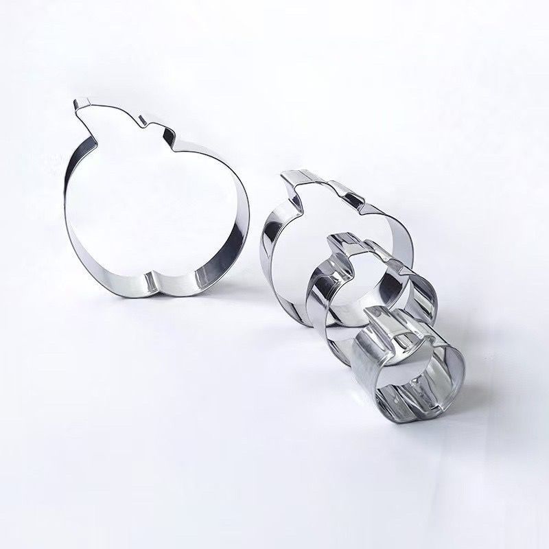 แอปเปิ้ลบิสกิตชุดแม่พิมพ์สแตนเลสที่ทําด้วยมือผลไม้เค้กตัดแม่พิมพ์น่ารักเหนียวดินเบเกอรี่คุกกี้ - รูปที่ 7