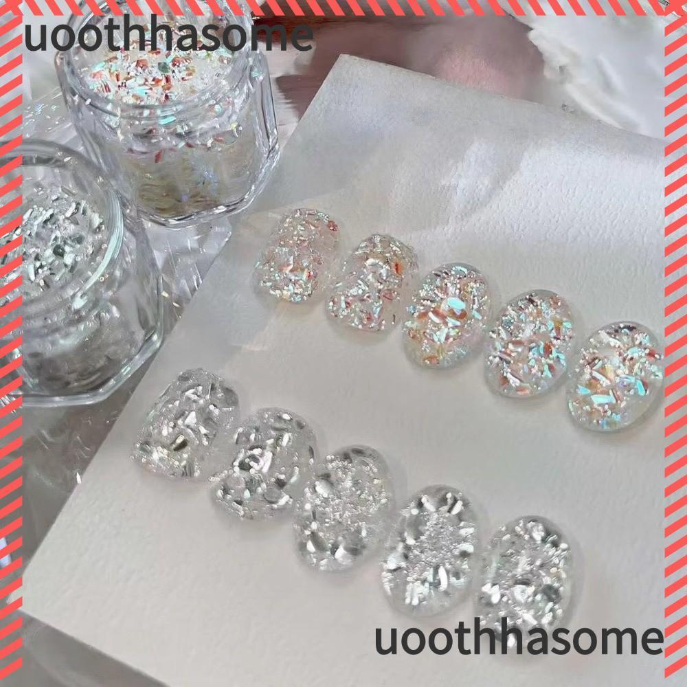 UOOTHASOME Flash Nail Art, Nail Art DIY Sequins Nail Art Sequins, Blinking Glitter Nail Art Charms
