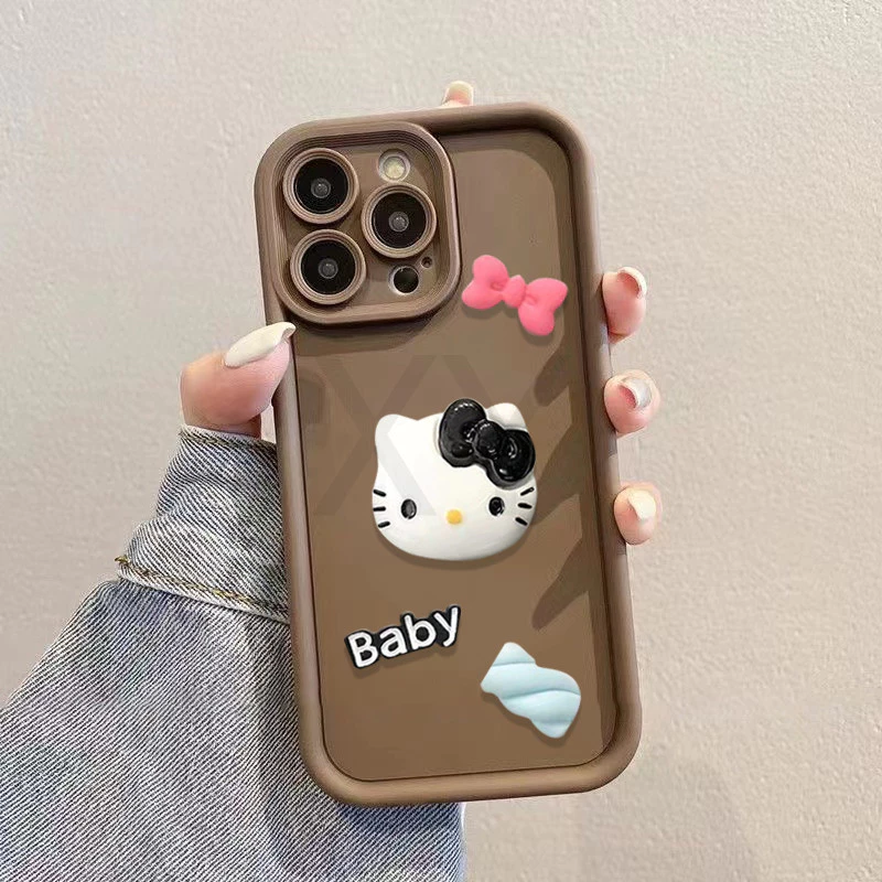 เคส OPPO A6X/A6/A6T/A6T Pro/A6S/A6 Pro/A5X/A5/A5 Pro/A5i/A3X/A3/A74 5G/A3 Pro/A60/A83/A91/A59S/F1S ลายแมว 3D thumbnail 5