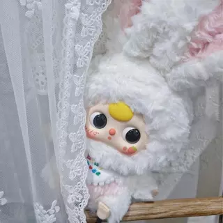 (พร้อมส่งในไทย) Baby three Lily rabbit town เบบี้ทรีเมืองกระต่าย 1 จุ่ม ตัวเท่ากับ Baby Three V3 มีซองซีนมีการ์ด มือ1