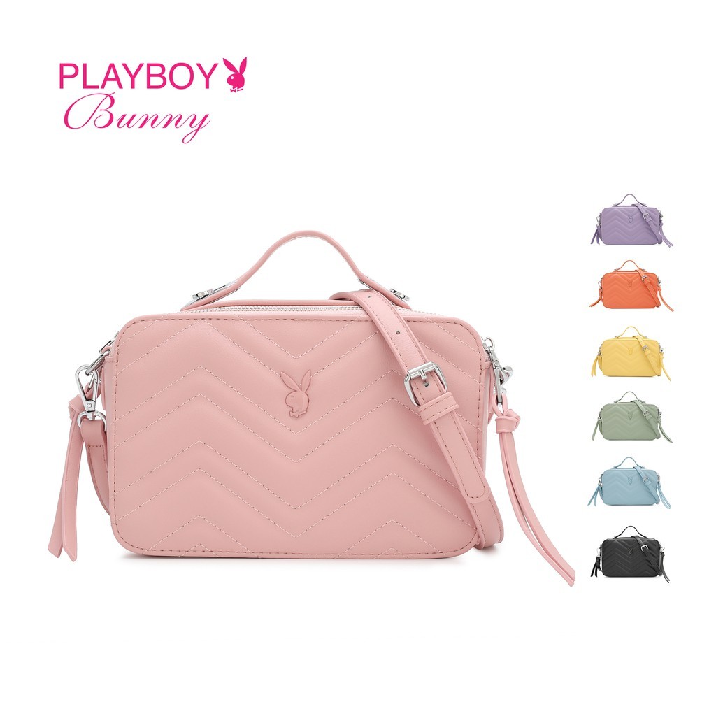 MC1 Playboy Bunny Ladies Sling Bag BTS 7650B Multi Color