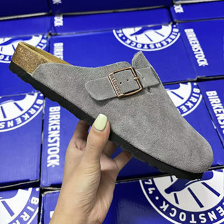 รองเท้าแตะ Birkenstock ส้นคัพเคิลหนังแท้ ขนาด Unisex 34-46