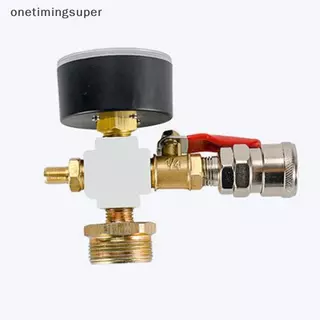 Onetimingsuper ชุดอะแดปเตอร์แรงดันถังอากาศขนาดเล็กพร้อมการแปลงเครื่องดับเพลิงชิ้นส่วนปั๊มลมแรงดันสูงสําหรับ Paintball PCP เติม OTP