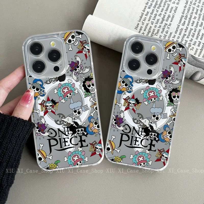 💞เคส Apple เข้ากันได้กับ iPhone 17 AIR 16 15 11 13 14 12 PROMAX 7PLUS XS XR X เคสแม่เหล็ก-HLYCK36