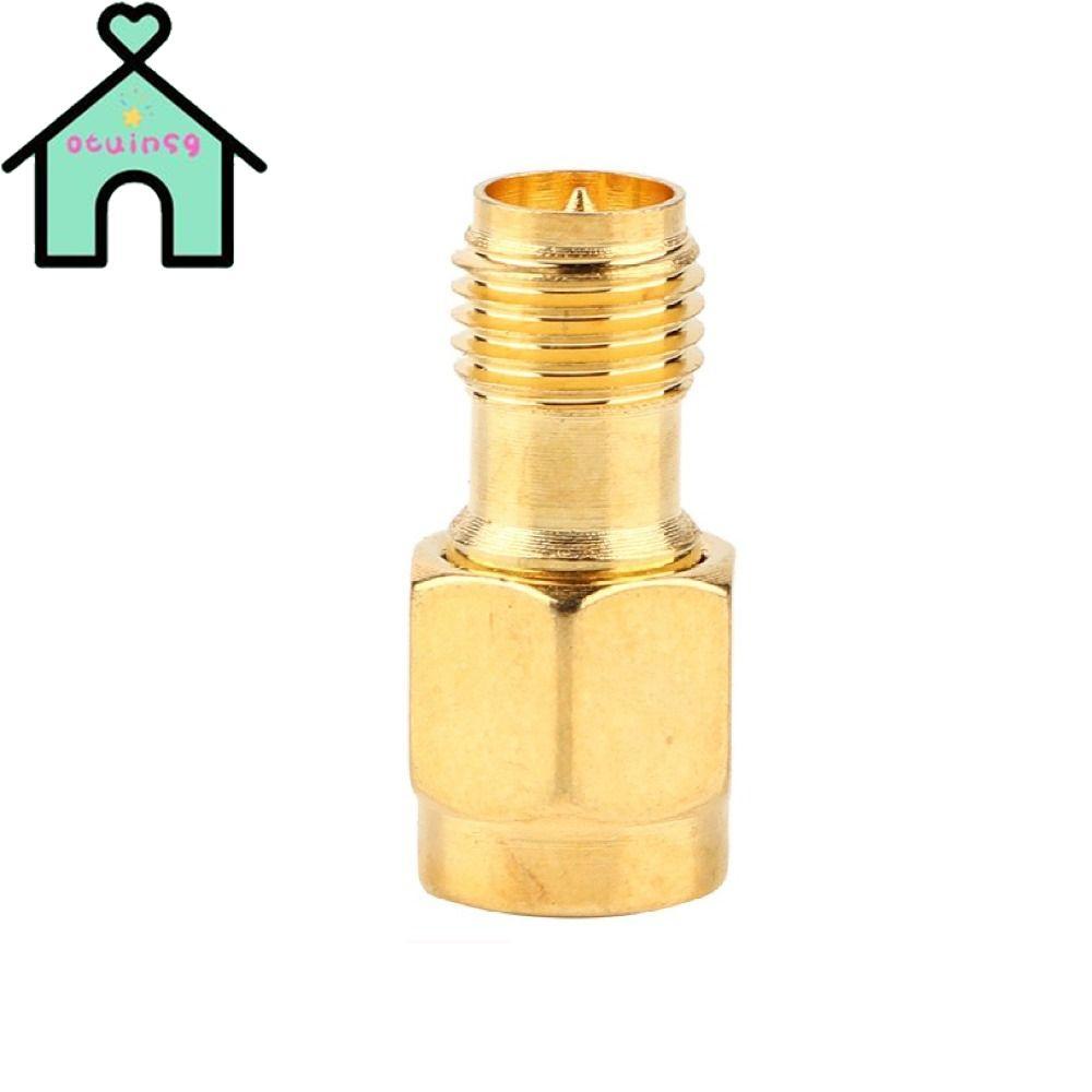 OTUINSG 5PCS SMA Connector, อะแดปเตอร์ทองชุด SMA ชาย SMA หญิง Coaxial Connector, ทนทาน Low Loss Coax