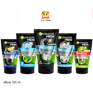 GARNIER MEN FOAM โฟมล้างหน้าสำหรับผู้ชาย 100ml การ์นิเย่ เมน