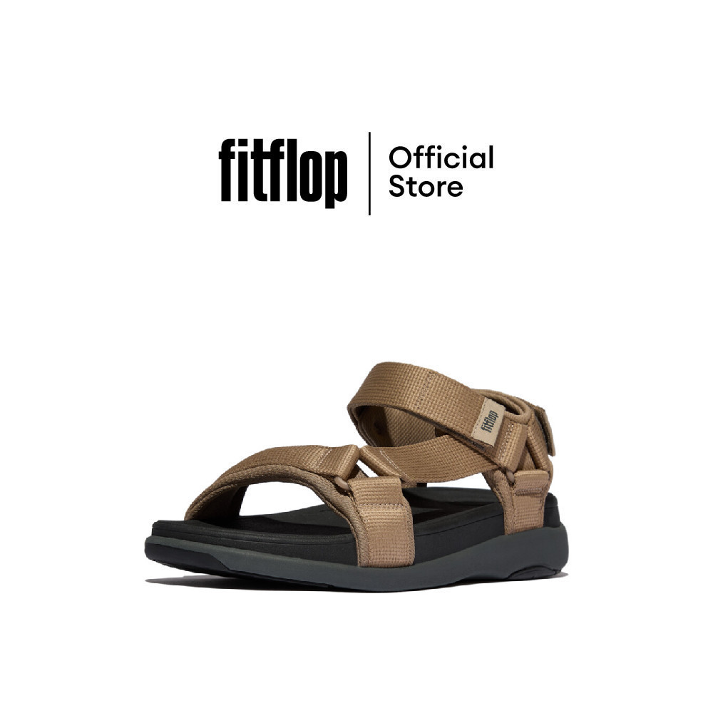 FITFLOP F-MODE GO ADJ.WEBBING B/S รองเท้าแตะแบบรัดส้นผู้ชาย รุ่น IW6-076 สี BROWN