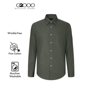 G2000 เสื้อเชิ้ตแขนยาวแบบทางการสำหรับผู้ชาย ทรง Smart Fit รุ…