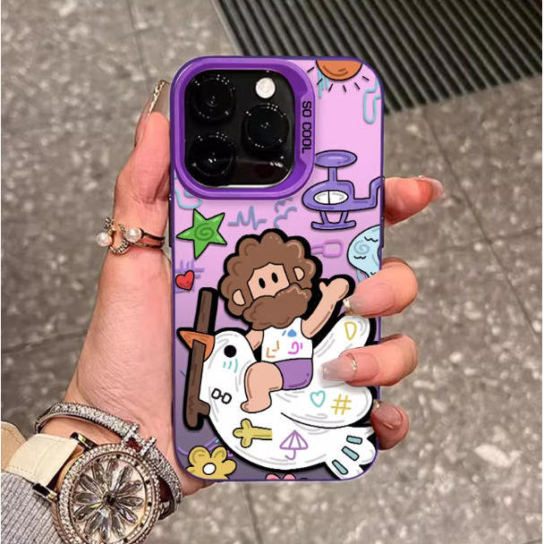 เคส iPhone สุนทรียศาสตร์น่ารักเคสนุ่มกันกระแทกสูง iPhone 11 12 13 14 15 16 PRO MAX PLUS XR X XS MAX 