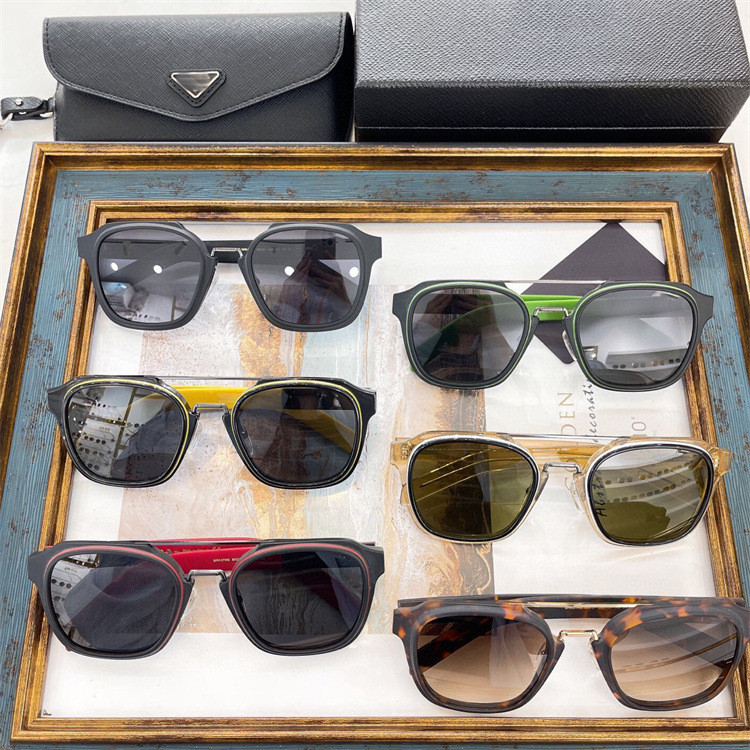 BY3U PR**A Fashionable and unique sunglasses for women, popular with internet celebrities Vintage Av