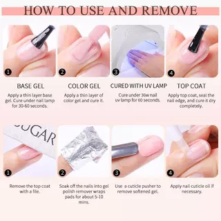【Local】UR SUGAR 15ml Jelly Red Gel Polish Wine Red โปร่งแสงกึ่งถาวร UV Gel Nail Art Soak Off Gel วานิช