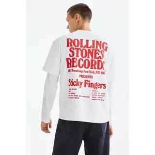 H&M(เอชแอนด์เอ็ม) เสื้อยืดทรงหลวม (Loose Fit T-shirt) ผู้ชาย 0972640_23