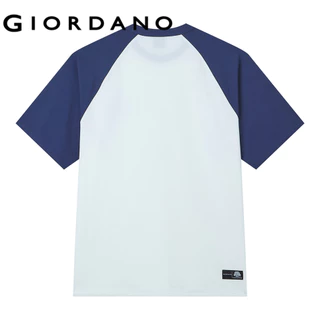 GIORDANO เสื้อยืดผู้ชาย Men's Short-Sleeve T-Shirt (Mario) 01096357