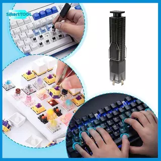UTZN> 2 in 1 คีย์บอร์ด Keycap Switch Puller เครื่องมือตามหลักสรีรศาสตร์สําหรับสวิตช์เครื่องกล Key Swap ทําความสะอาดโฮมออฟฟิศอุปกรณ์เสริมใหม่