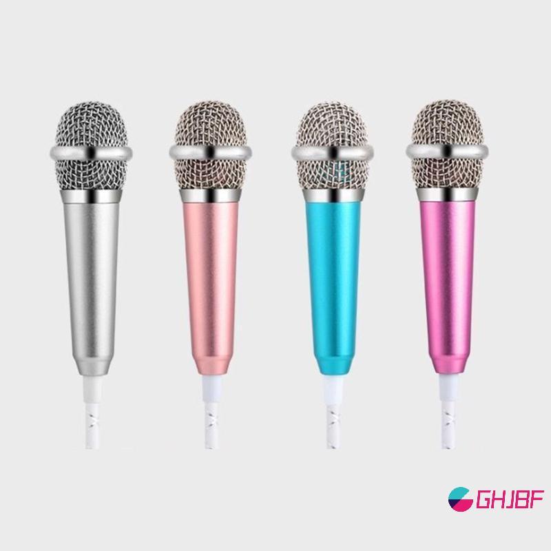 GHJBF] ไมโครโฟน 3.5 มม.Offand Studio Mic KTV คาราโอเกะมินิไมโครโฟนสําหรับโทรศัพท์สมาร์ทแล็ปท็อป PC เ