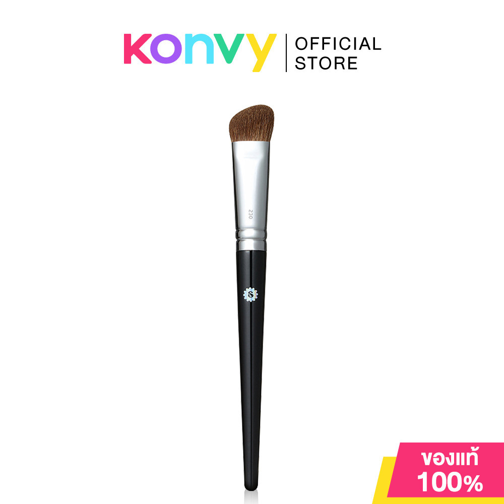 SUPERMOM Small Contour Brush 1pc #230 ซุปเปอร์มัม แปรงคอนทัวร์ขนาดเล็ก ทรงหัวเฉียงแบบแบน.