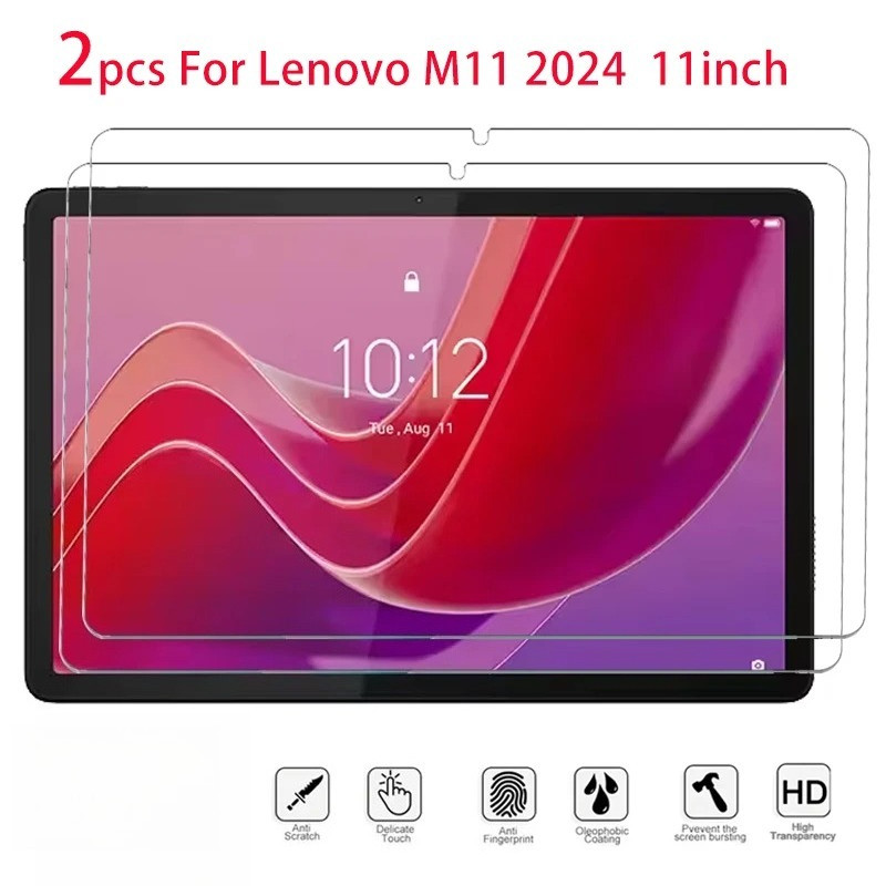 1-2 ชิ้นป้องกันหน้าจอสําหรับ Lenovo Tab M11 M10 2024 Plus 3rd Gen 3 2023 10.61 10.1 แท็บเล็ต Anti Blue Light ฟิล์มกระจกนิรภัยสําหรับ Lenovo M10 Plus 10.3 FHD REL 10.1 HD Clear Film