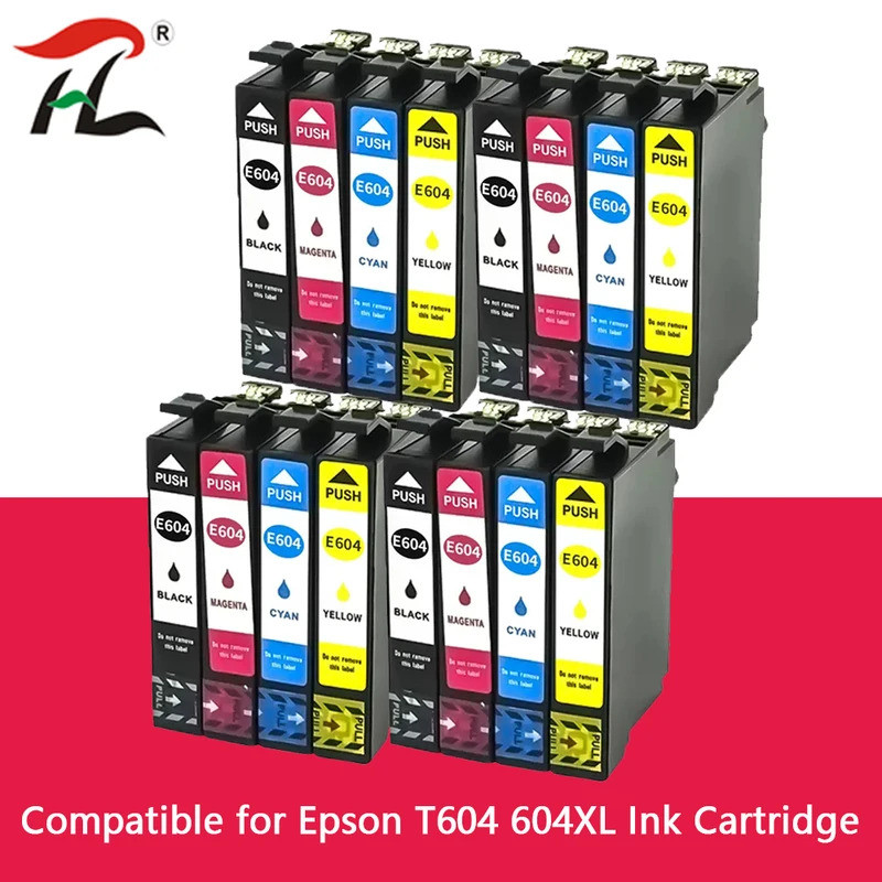สําหรับ Epson 604XL T604XL T604 604 ตลับหมึกสําหรับ Epson XP-2200 2205 3200 3205 4200 4205 WF-2910 2