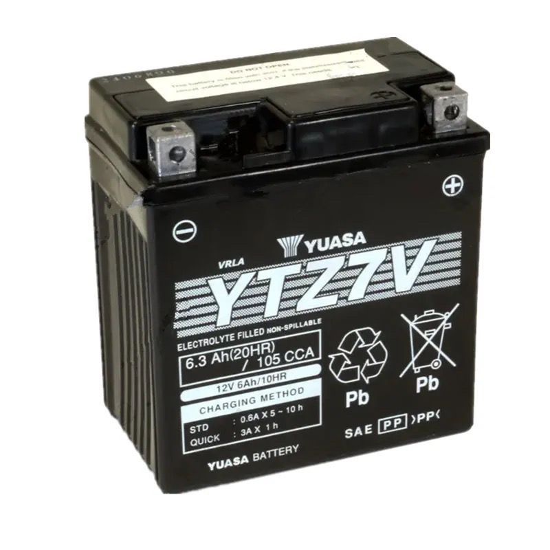 แบตเตอรี่รถจักรยานยนต์ Yuasa YTZ7V / GTZ7V สำหรับ Yamaha NVX155, AEROX, NMAX150/125