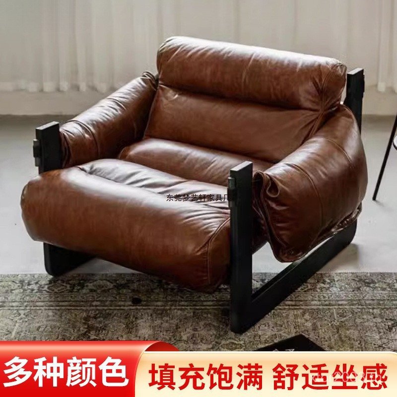 Light B & B Single Leisure Reclining ห้องนั่งเล่นผู้ผลิต Luxury Lazy Cafe Art โซฟาเหล็กเก้าอี้โซฟา R