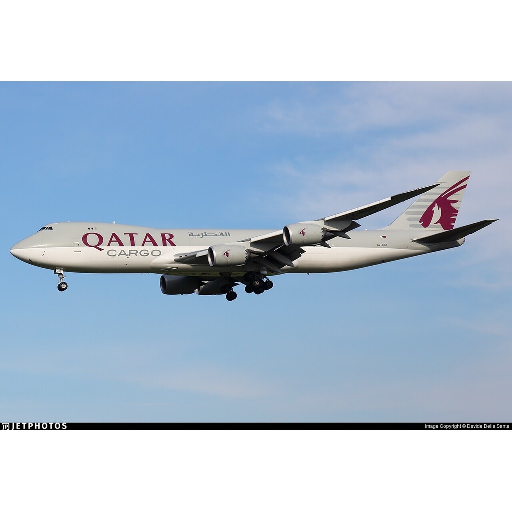 #1:: : รุ่น 400#PH卡塔尔航空B747-8F หมายเลขลงทะเบียน: A7